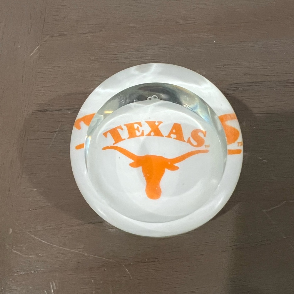 Texas Longhorns Paperweight with Orange Logo